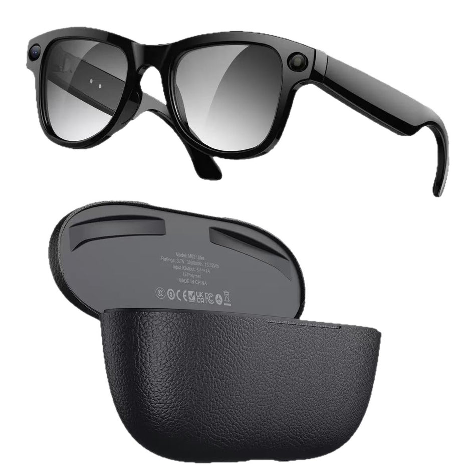 M02Ultra Smart Glasses with 8MP Camera & AI Translation