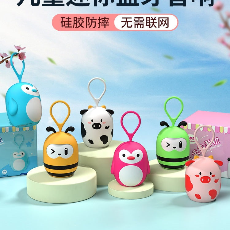 Kids Mini Bluetooth MP3 Speaker with Educational Audio Player