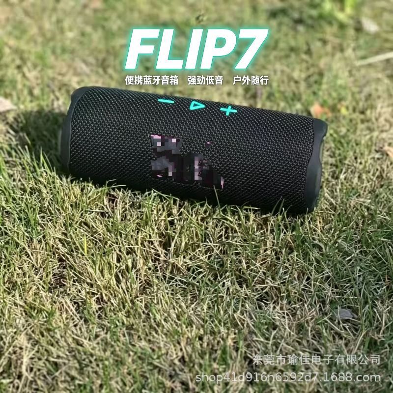 Flip 7 Portable Bluetooth Speaker with Deep Bass and IPX7 Waterproof