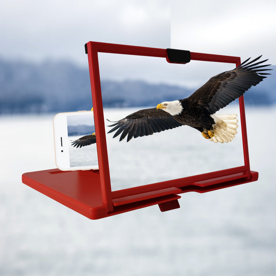 10-12 Inch 3D Mobile Phone Screen Magnifier Stand