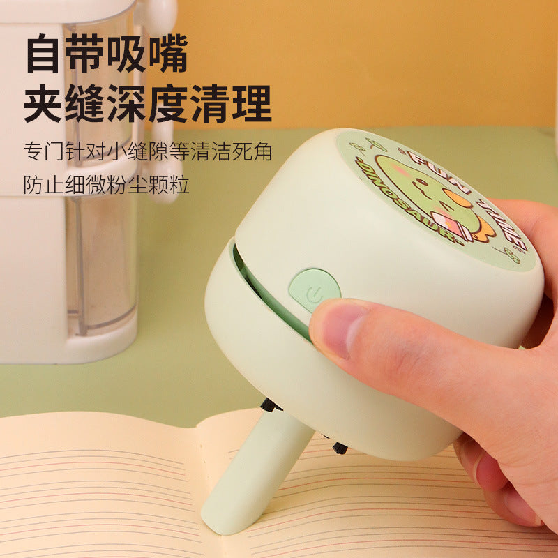 Cute Cartoon Mini Desktop Vacuum Cleaner
