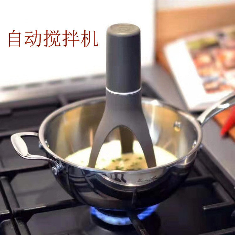Automatic Hands-Free Pan Stirrer & Electric Mini Egg Beater