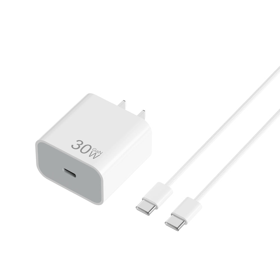 PD30W Fast Charger Set for Apple 15-17 Pro Max Devices