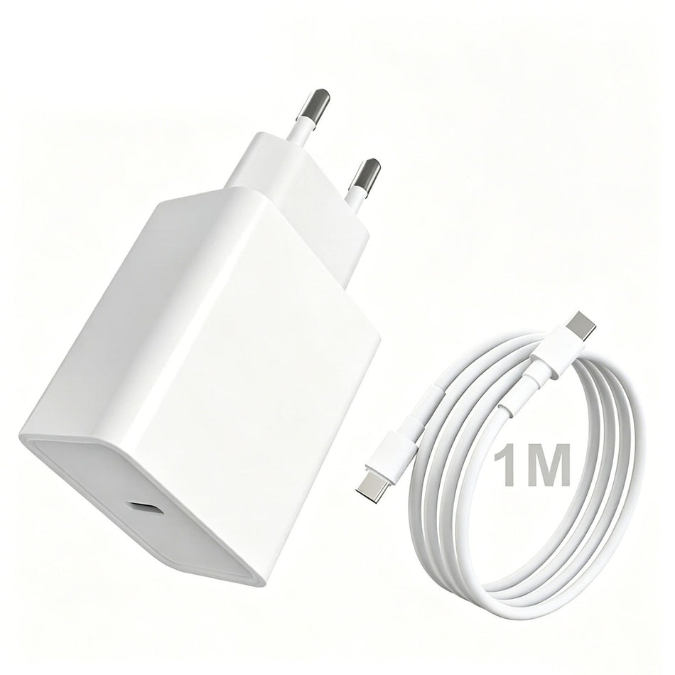PD20W EU Fast Charger Set for Apple iPhone USB-C Devices