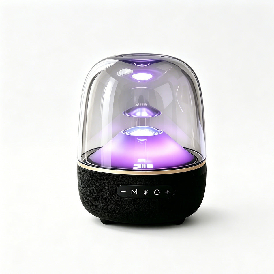 Harman Glass Bluetooth Speaker with High Power Desktop Audio