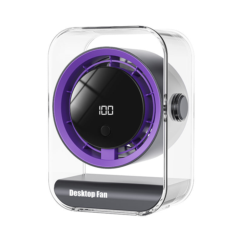 Quiet USB Desk Fan with Air Circulation and Portable Design