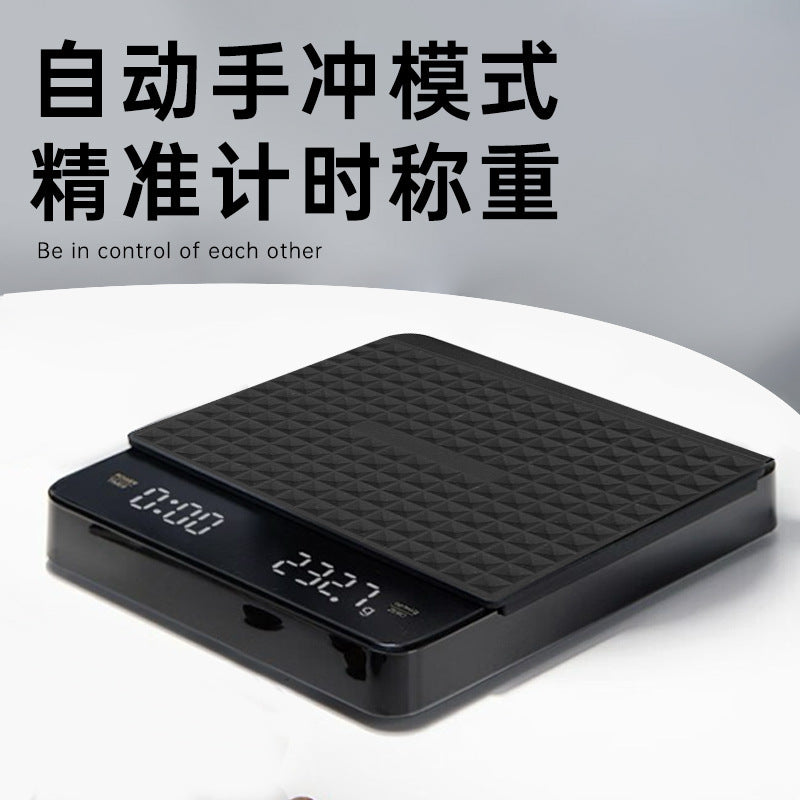 Precision Electronic Flat Coffee Scale