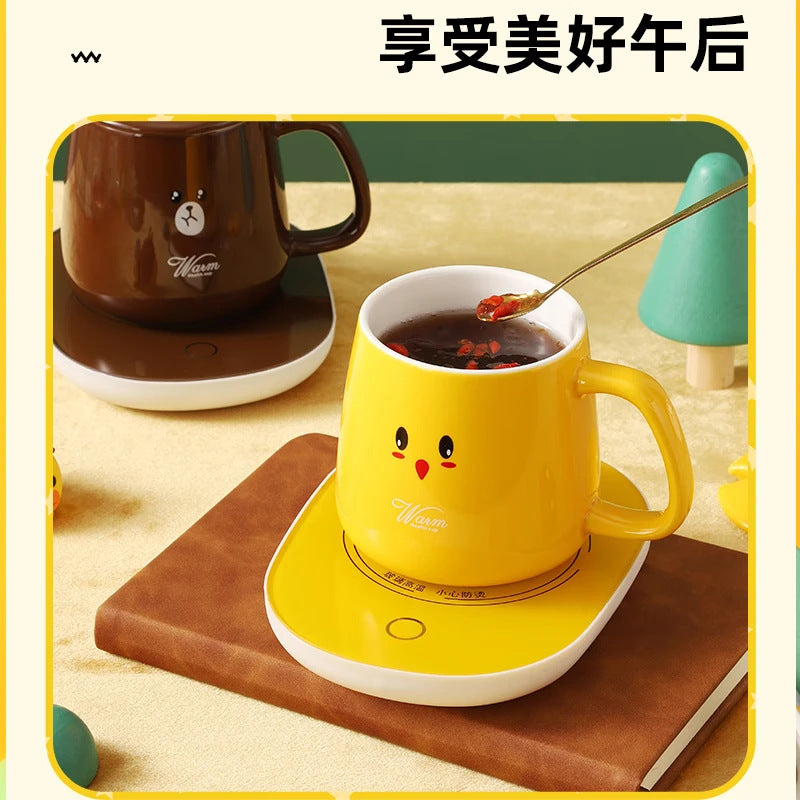 ]55°C Smart Thermostatic Heating Coaster