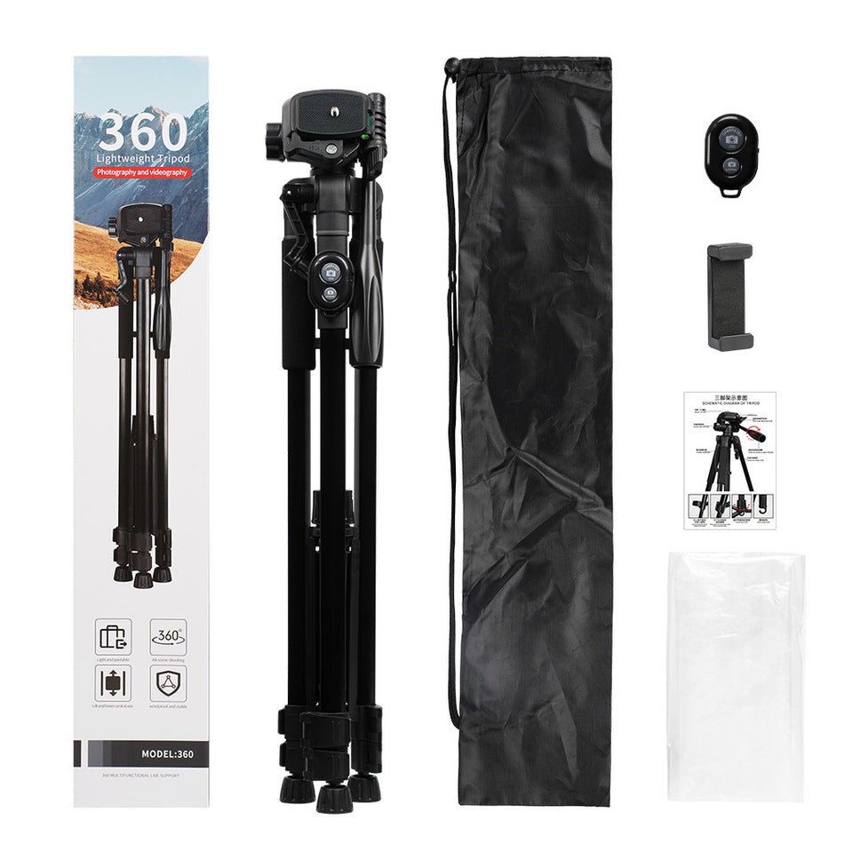 360 Camera Tripod Telescopic Photography Live Stand