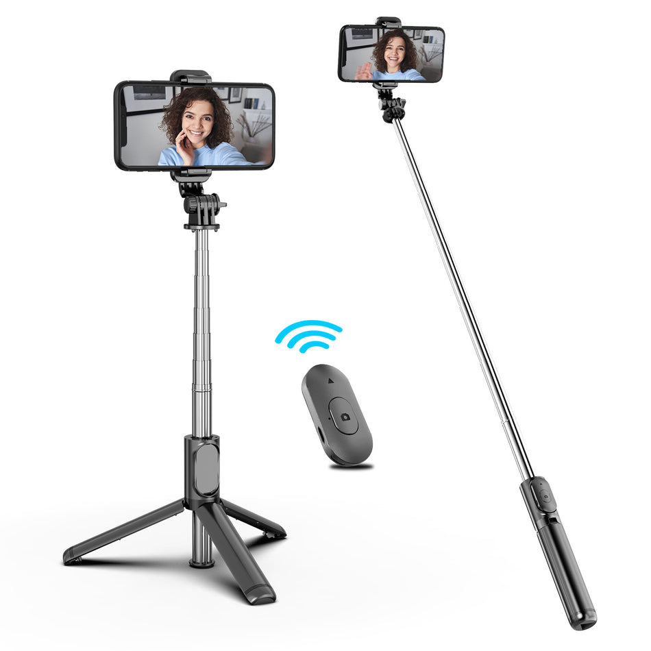 Q01 Bluetooth Selfie Stick Tripod 1m Phone Stand