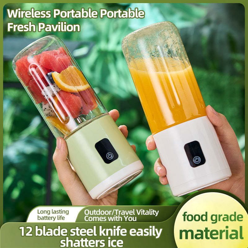 Portable Electric Glass Juicer Cup with Built-In Display (500ml)