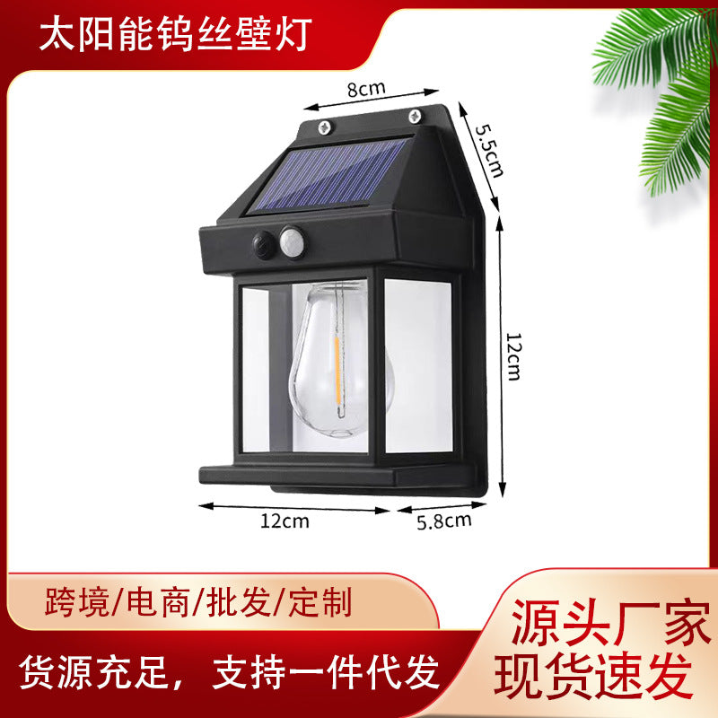 Outdoor Solar Wall Light with Motion Sensor