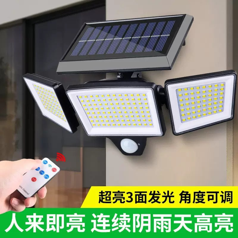Solar-Powered Motion Sensor Wall Light