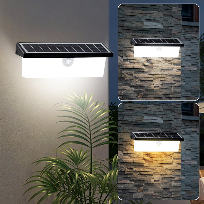 Outdoor Solar Motion Sensor Wall Light (IPX5 Waterproof)