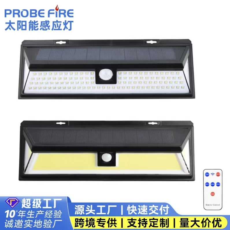 Outdoor Solar Motion Sensor Wall Light