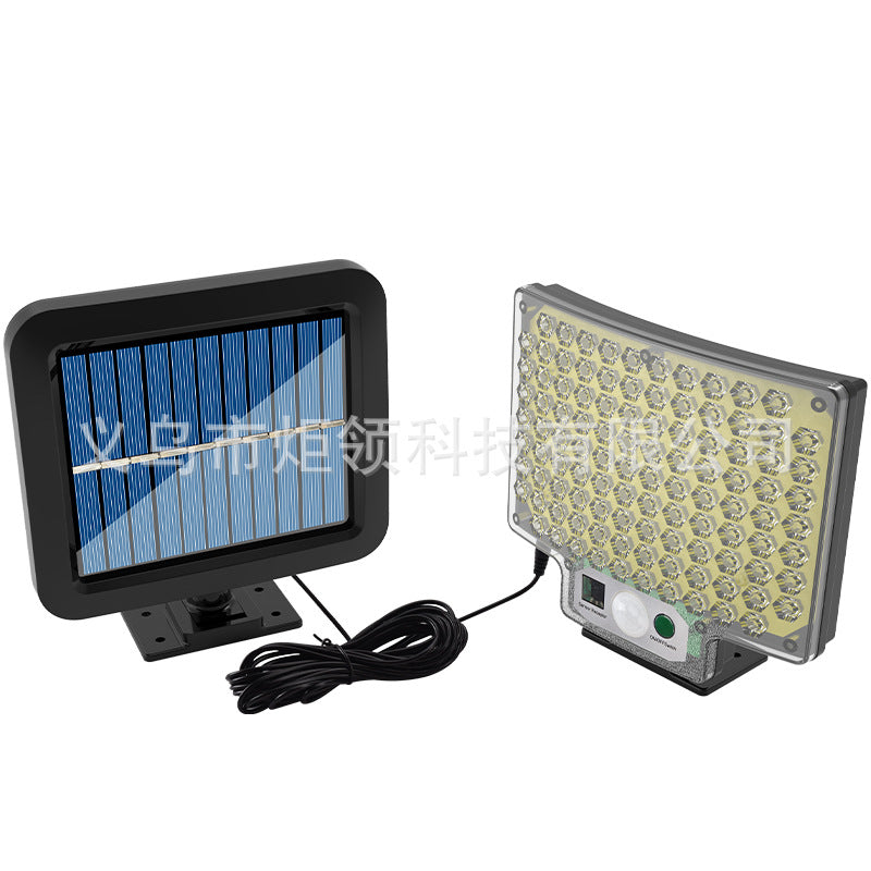 Outdoor Split Solar Remote Control Motion Sensor Wall Light