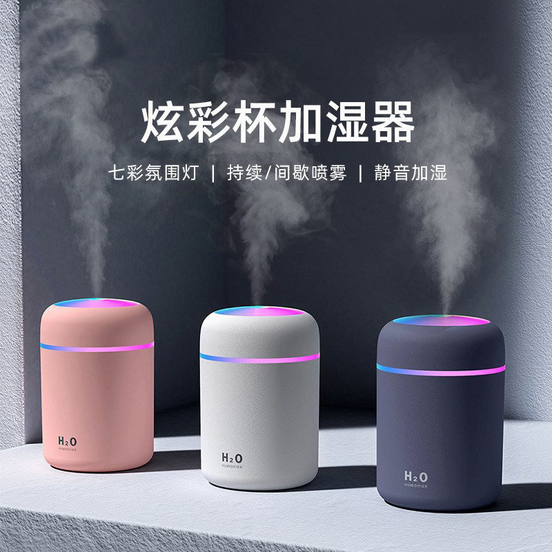 Portable Mini Ultrasonic Desktop & Car Air Humidifier
