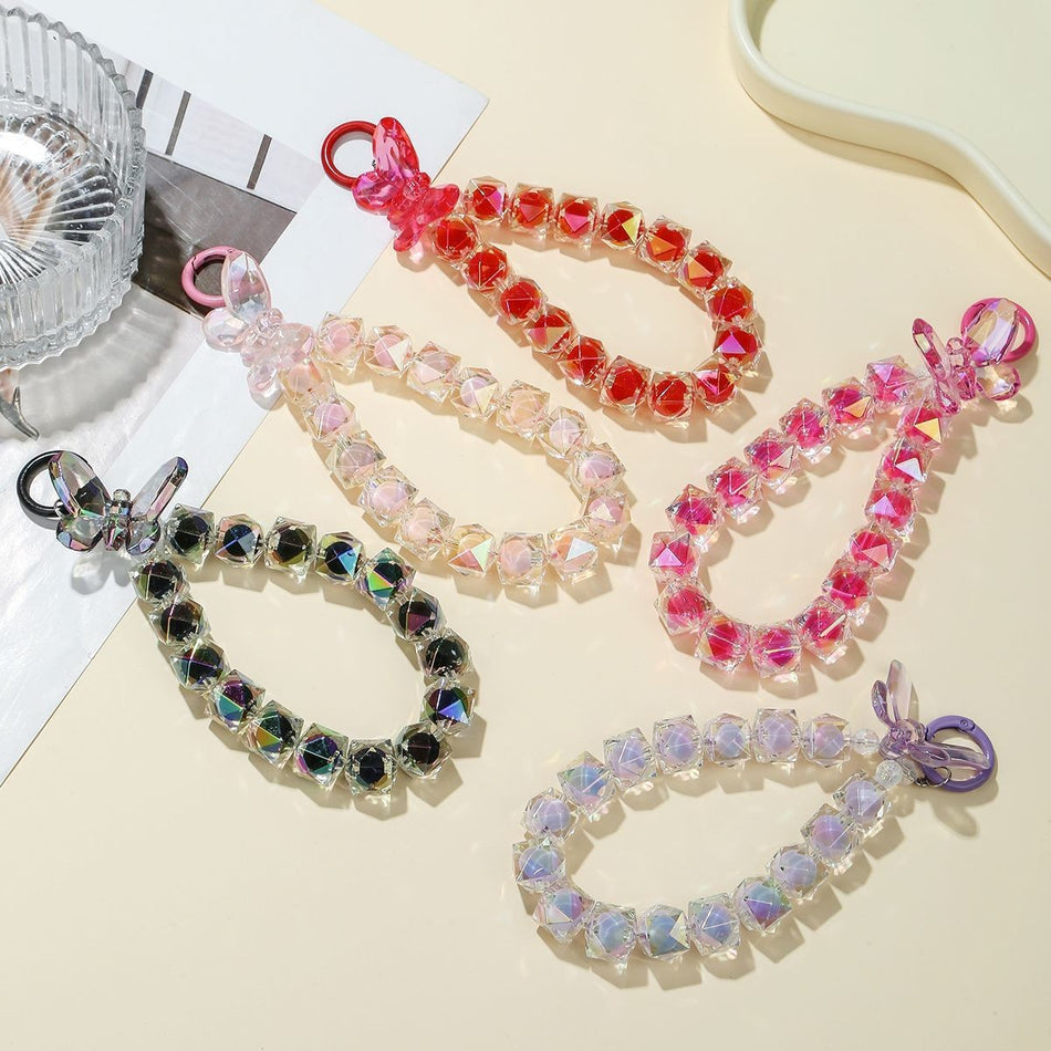 Ins Colorful Butterfly Mobile Phone Lanyard