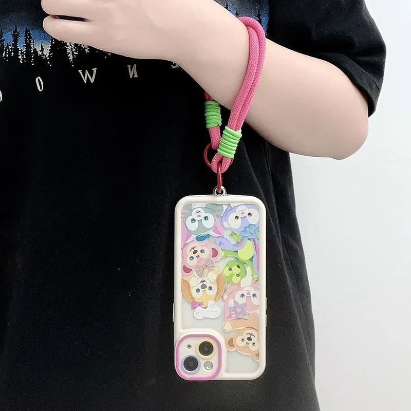 Handmade DIY Braided Wrist Rope Mobile Phone Lanyard & CCD Camera Strap