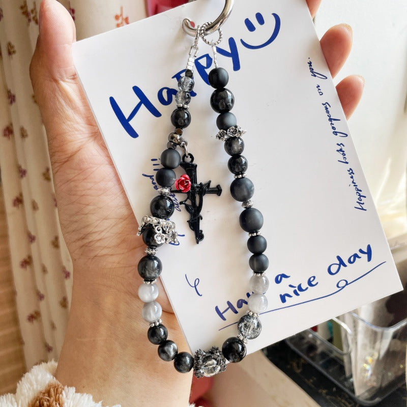 Pendant Beaded Mobile Phone Chain Lanyard