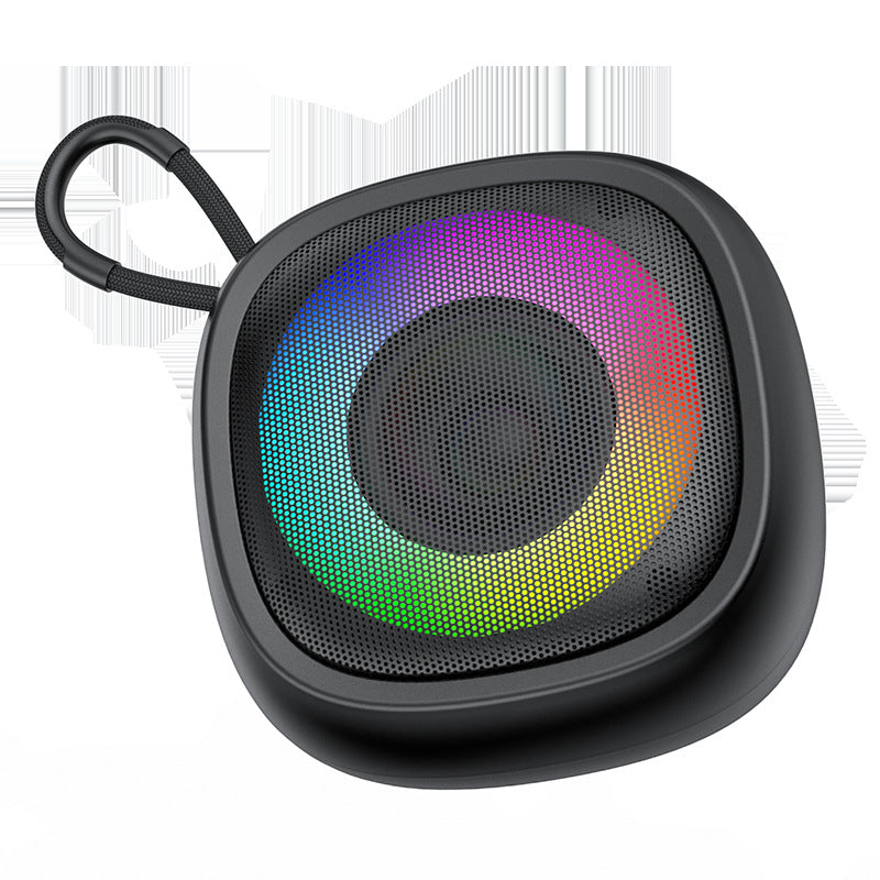 Portable Bluetooth Speaker with RGB Lights for Indoor
