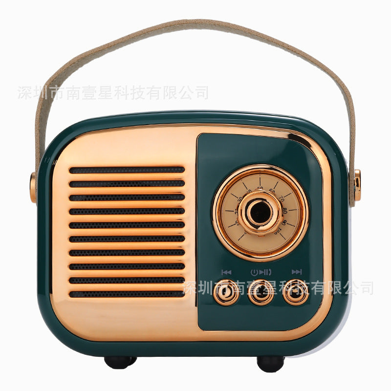 Retro Mini Bluetooth Speaker Portable Wireless Audio Radio Gift