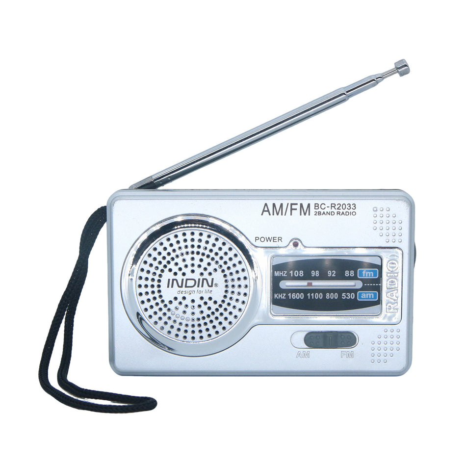 Customized Two-Band FM AM Retro Radio Portable Manual Search