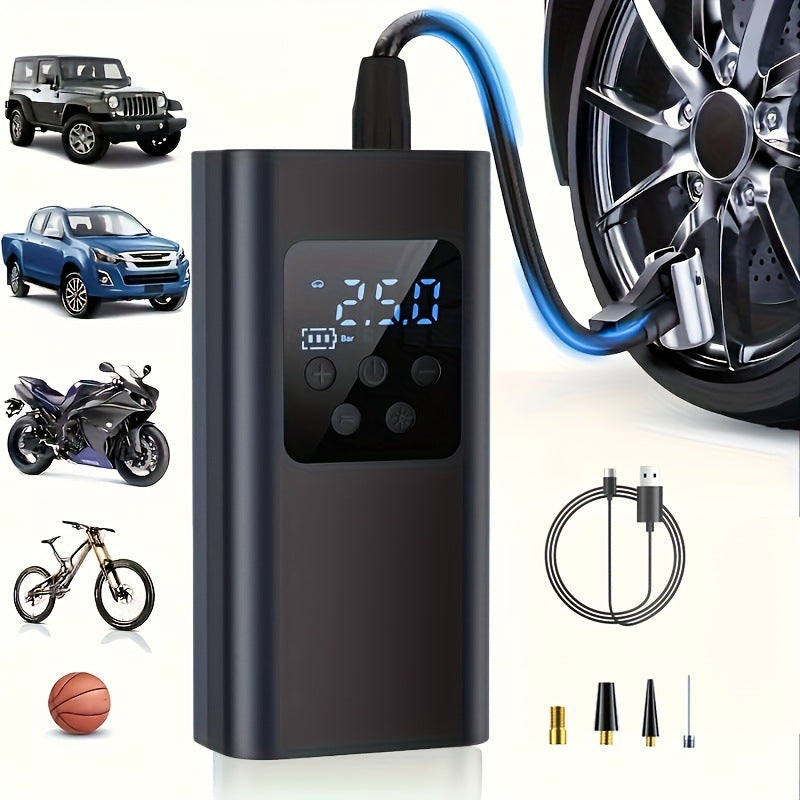 Handheld Digital Display Tire Inflator for Cars