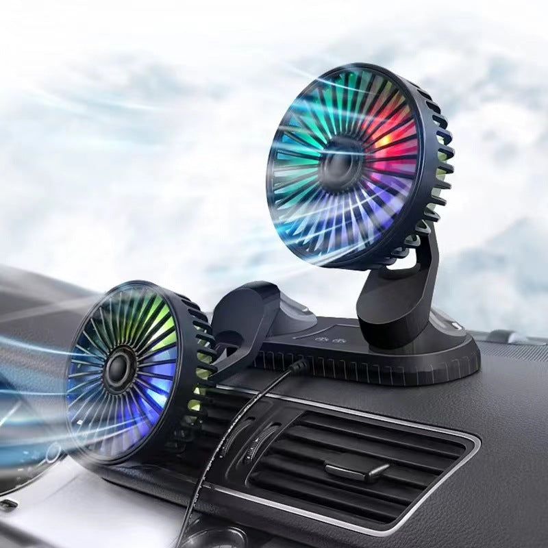 360° Multi-Angle Dashboard Electric Fan for Cars