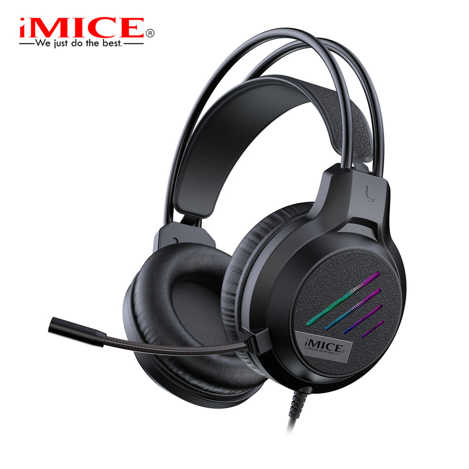 Imice Gaming Headset Heavy Bass Wired PS4 PC E-Sports Headset