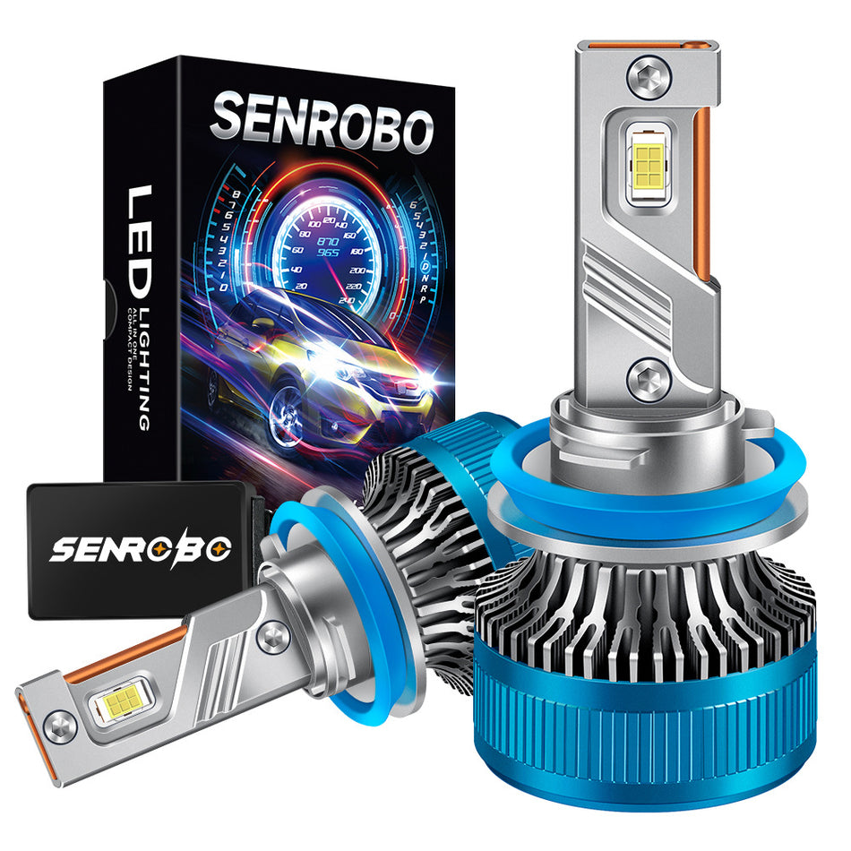 6000K Cool White Chip IP68 Waterproof Car Headlight