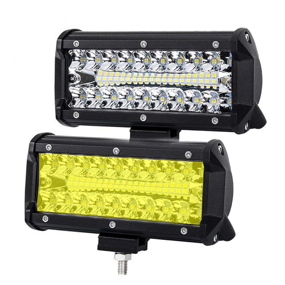120W Three-Row LED Work Light Bar