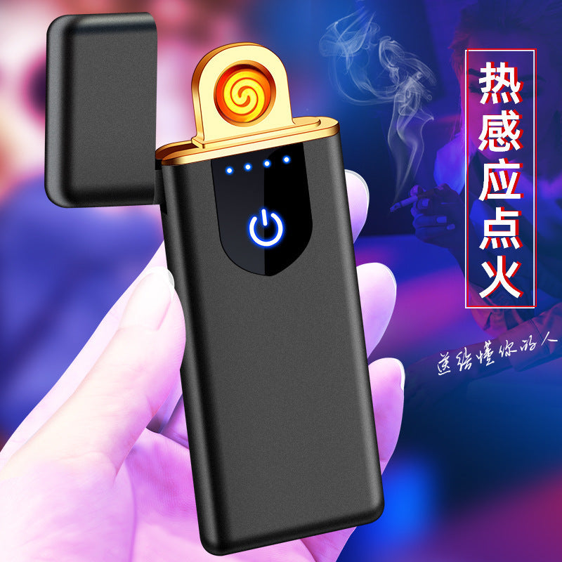 Ultra-Thin Fingerprint Touch Sensor USB Rechargeable Electric Lighter