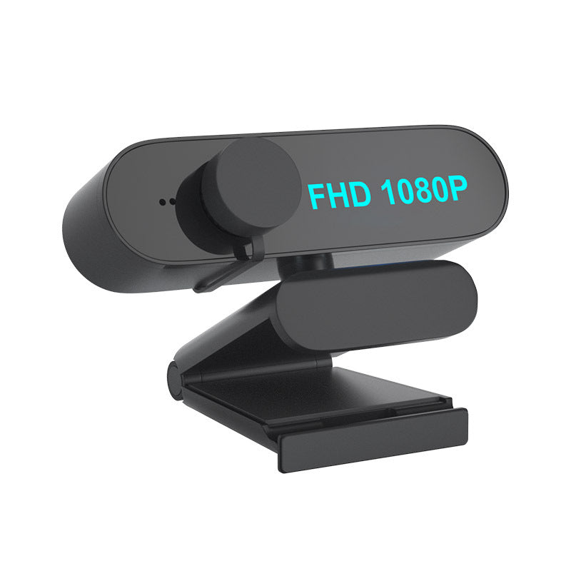 1080P USB Webcam HD Noise Reduction Privacy Cover for Meetings