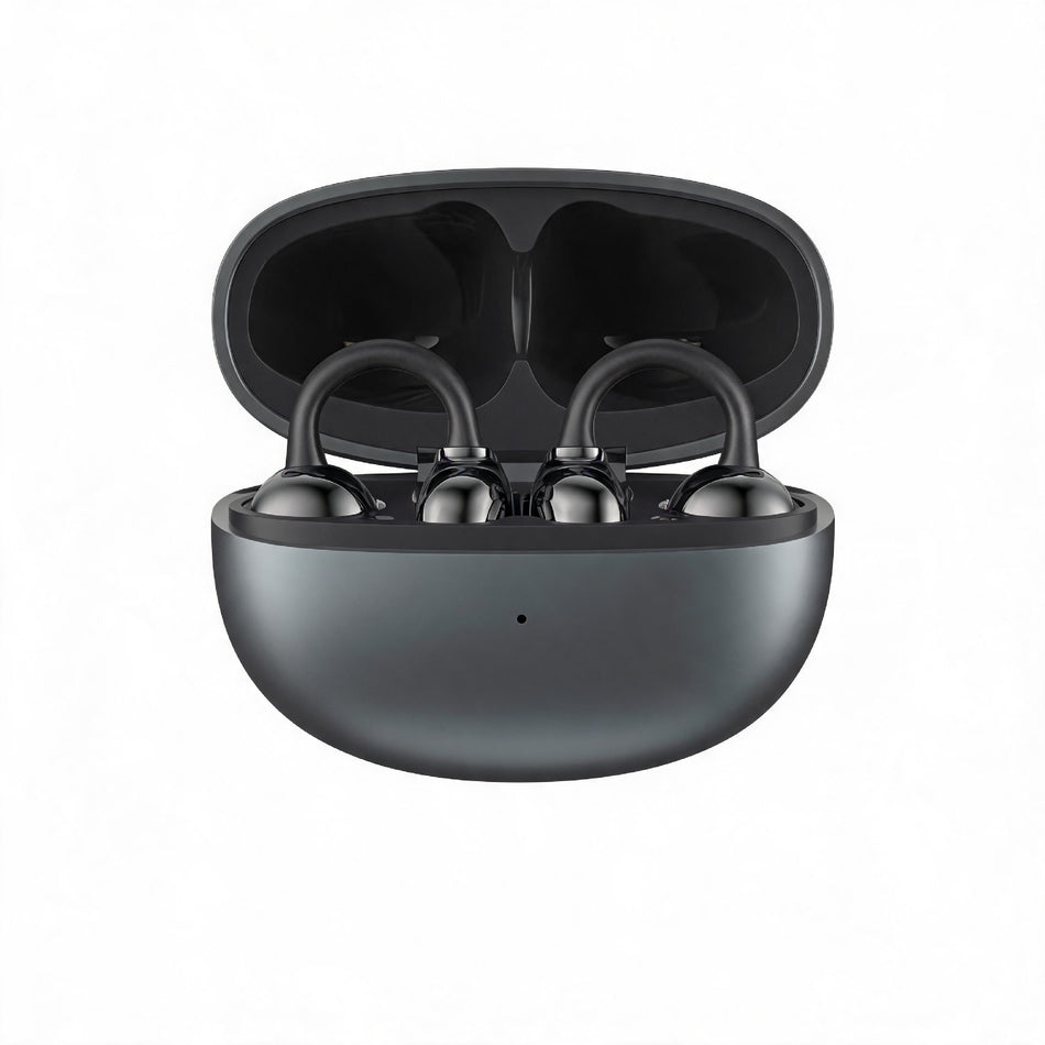 HUAJIA S6 Open Ear Clip-On Bluetooth Earbuds 13mm IPX4