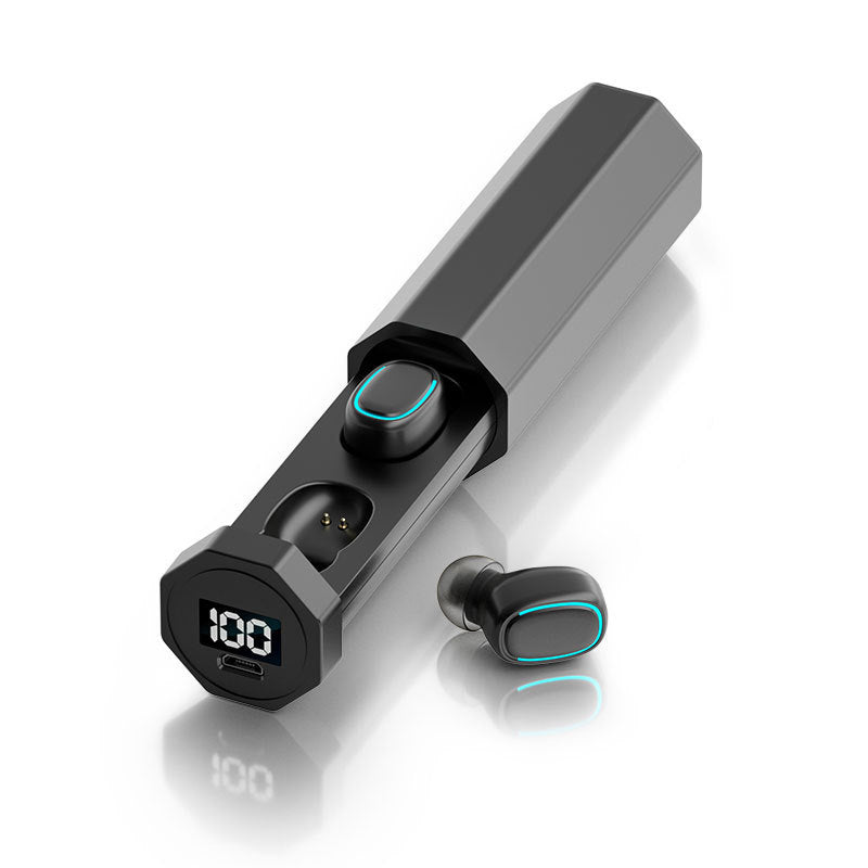 Wireless Bluetooth Earphones with LED Display In-Ear Stereo