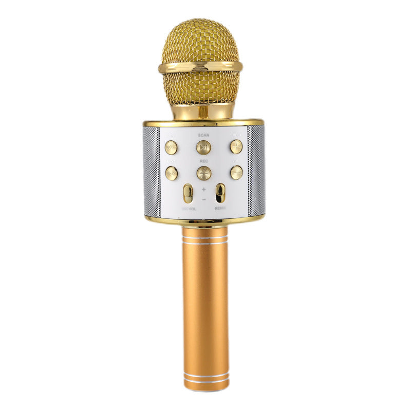Bluetooth Karaoke Condenser Microphone with Built-In Battery