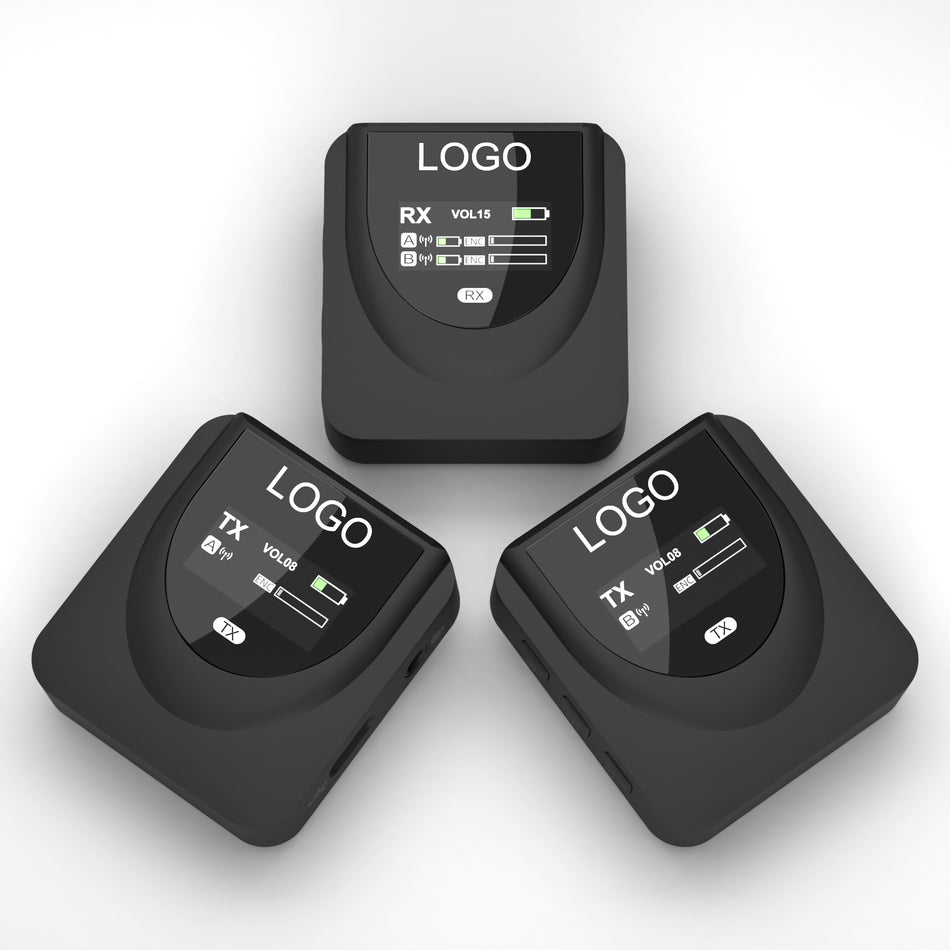 Wireless Lavalier Microphone for Live Streaming and Outdoor Recording