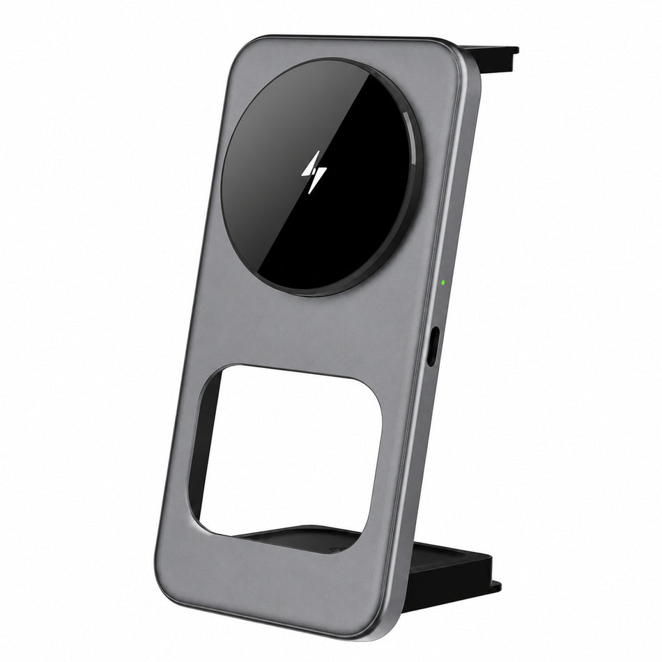 3-in-1 MagSafe Foldable 15W Wireless Charger Phone Stand