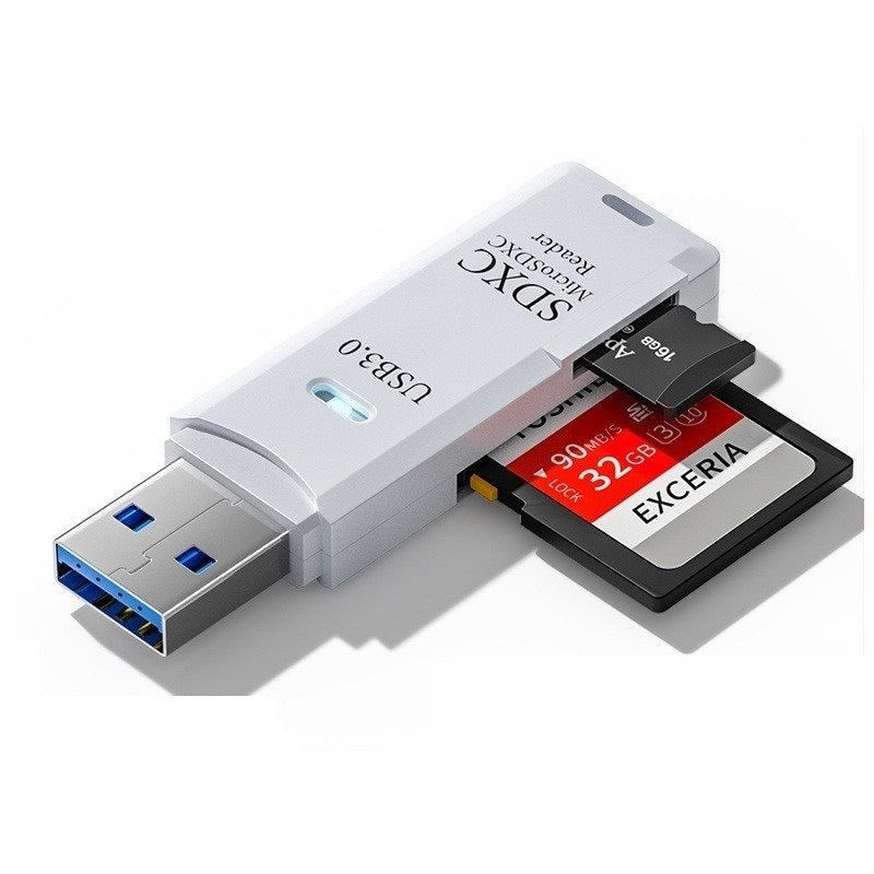 USB 3.0 High-Speed Multi-Function SD TF Card Reader