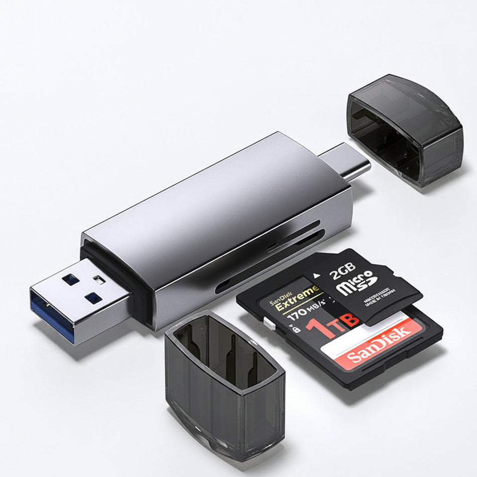 USB 3.0 SD TF Card Reader OTG Multi-Function Adapter