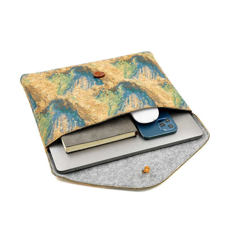 Natural Cork Laptop Sleeve Bag for MacBook Pro & Air