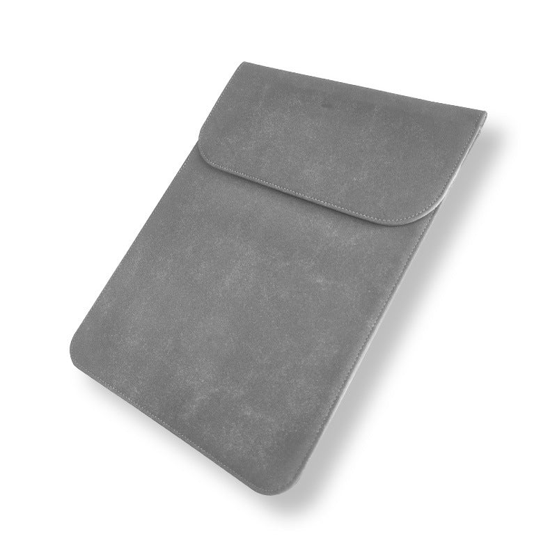 Thickened PU Leather Protective Laptop Sleeve Case for MacBook