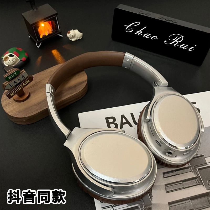 VJ901 Retro Metal Over-Ear Bluetooth 6.0 Sports Headphones