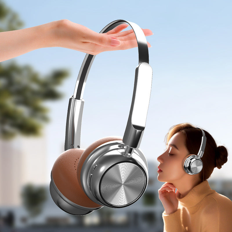 CR-20 Retro Metal Bluetooth 5.4 Long-Battery Headphones