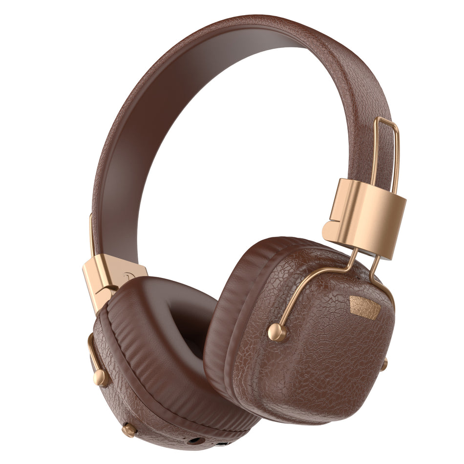 Retro Bluetooth Headphones Wireless Head-Mounted Long Battery