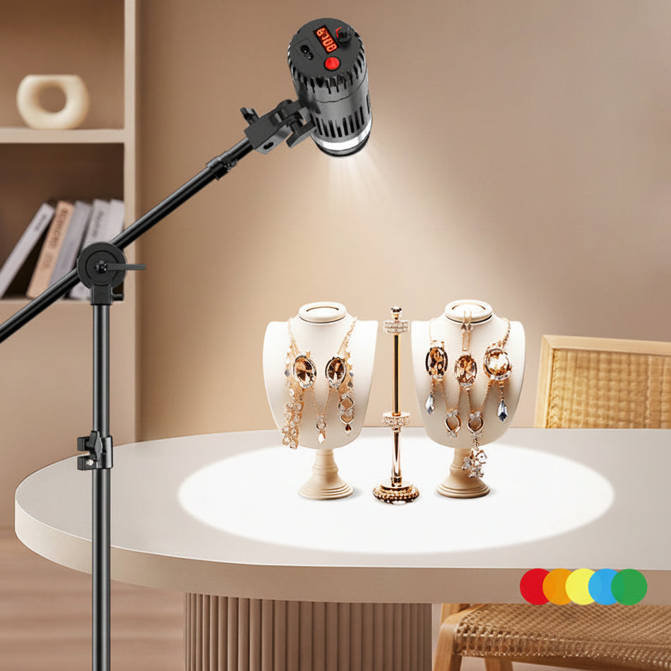 LED Live Broadcast Spotlight for Jewelry and Still Life Photos