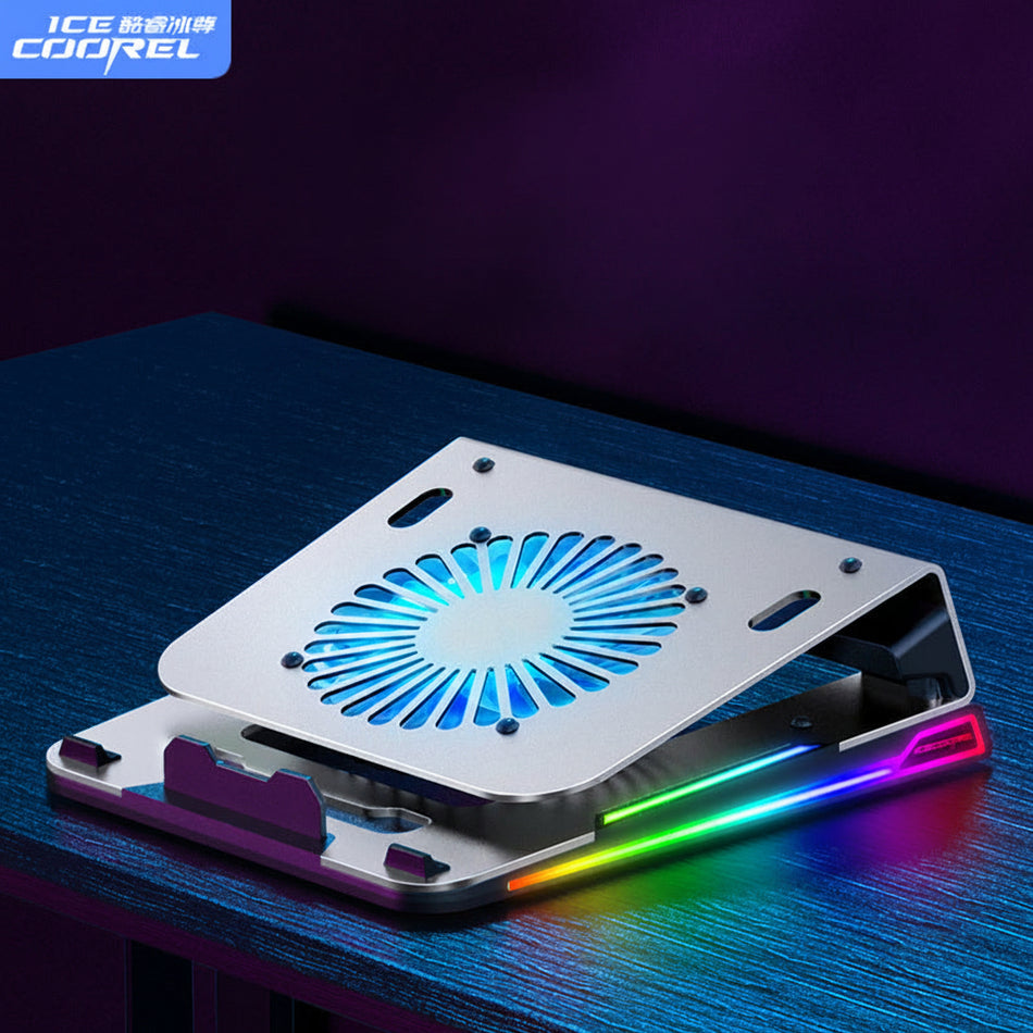 Portable Aluminum Alloy Laptop Stand with Cooling Fan