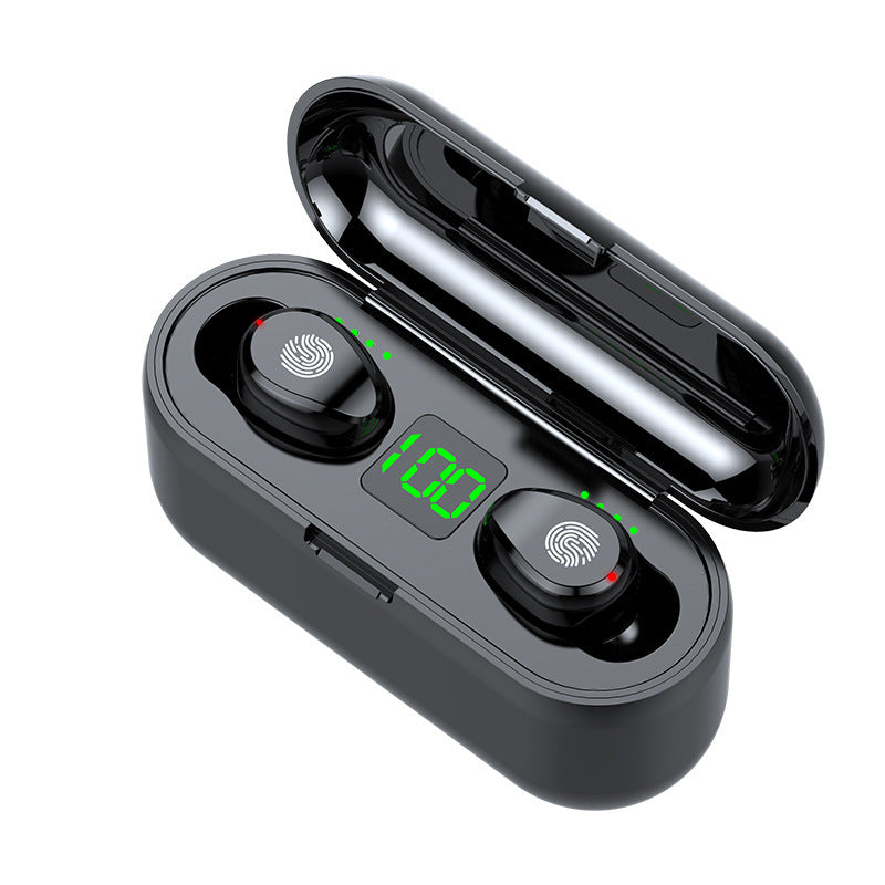 F9 TWS Wireless Bluetooth Earphones with Noise Reduction