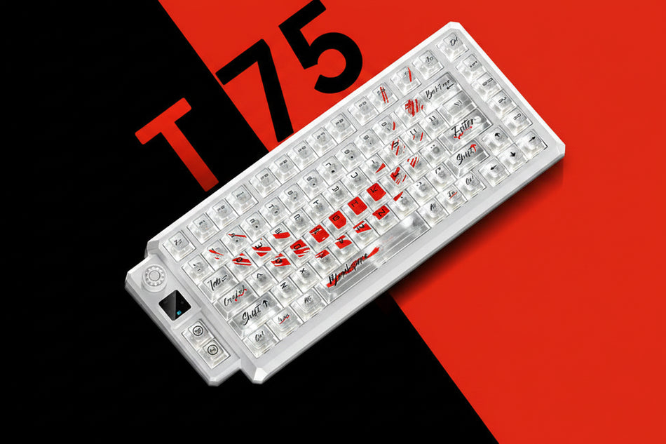 Langtu T75 Tri-Mode Mechanical Keyboard with Translucent Keycaps